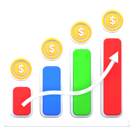 Finance Profit  3D Icon