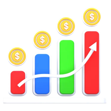 Finance Profit  3D Icon