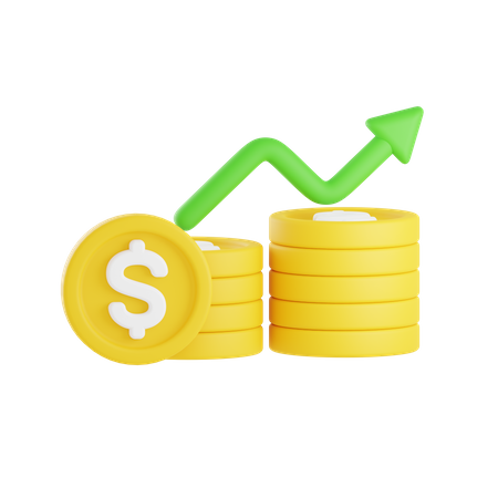 Finance Profit  3D Icon
