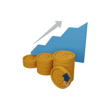 Finance profit  3D Icon