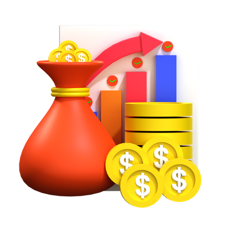 Finance Profit 3D Icon