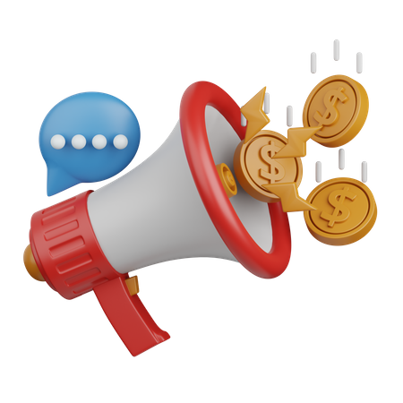 Finance Promotion  3D Icon