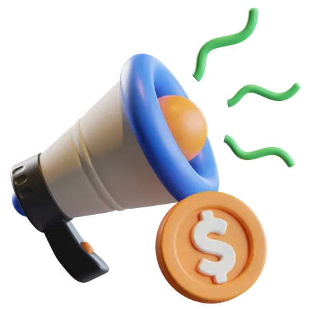 Finance Promotion 3D Icon