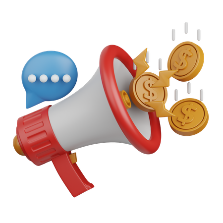 Finance Promotion  3D Icon