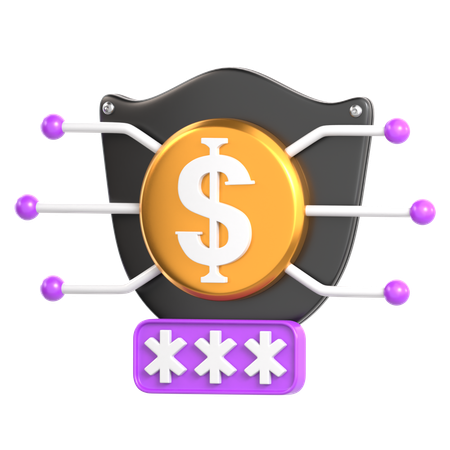 Finance Protection  3D Icon