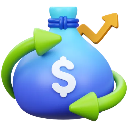 Finance Recovery  3D Icon