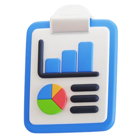 FINANCE REPORT  3D Icon