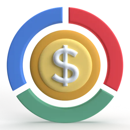 Finance Report  3D Icon