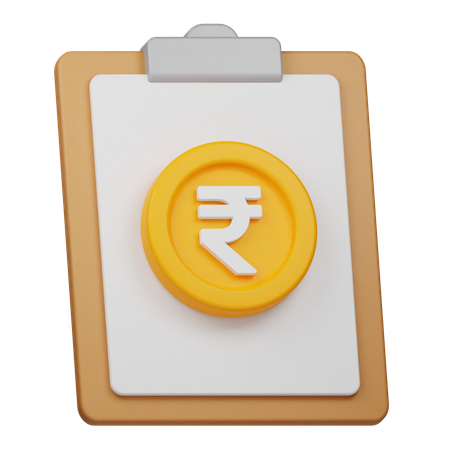 Finance Report  3D Icon