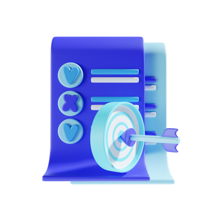 Finance Report  3D Icon