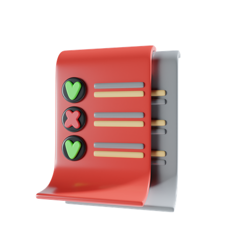 Finance Report  3D Icon