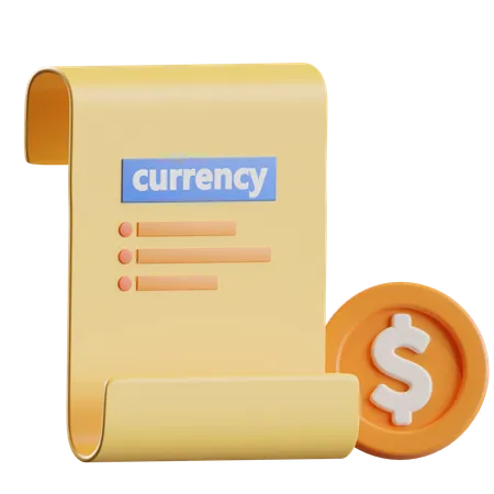 Finance Report 3D Icon
