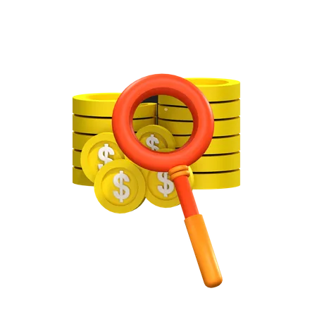 Finance Research 3D Icon
