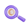 finance research 3d logos