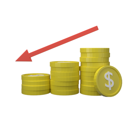 Finance Risk  3D Icon