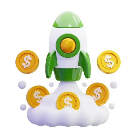 Finance Startup  3D Icon