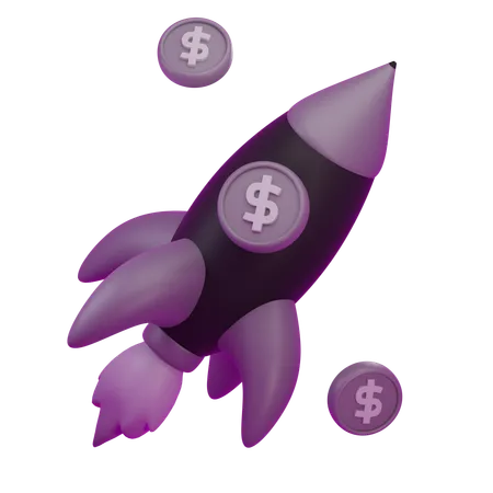 Finance Startup  3D Icon