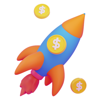 Finance Startup  3D Icon