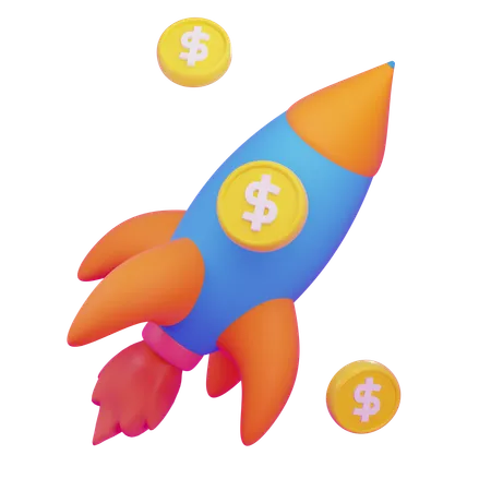 Finance Startup  3D Icon