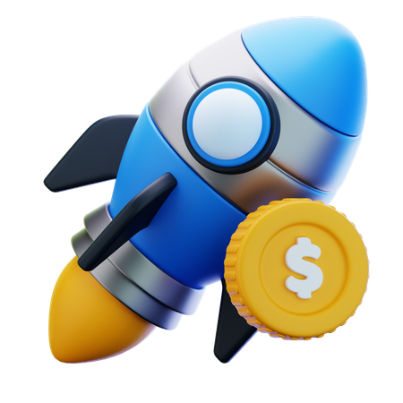 Finance Startup  3D Icon