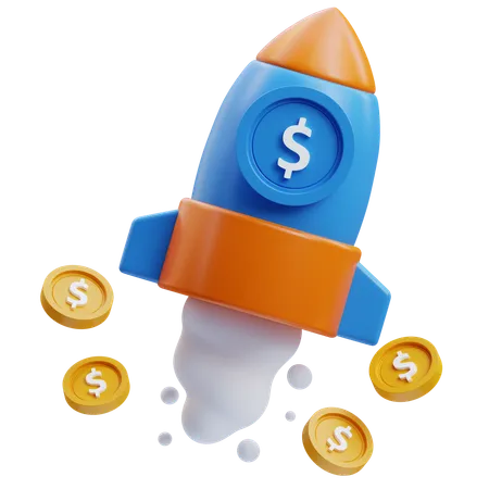 Finance Startup  3D Icon