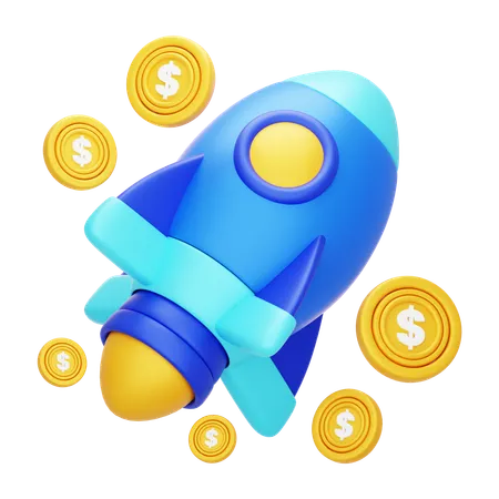 Finance Startup  3D Icon