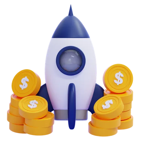 Finance Startup  3D Icon