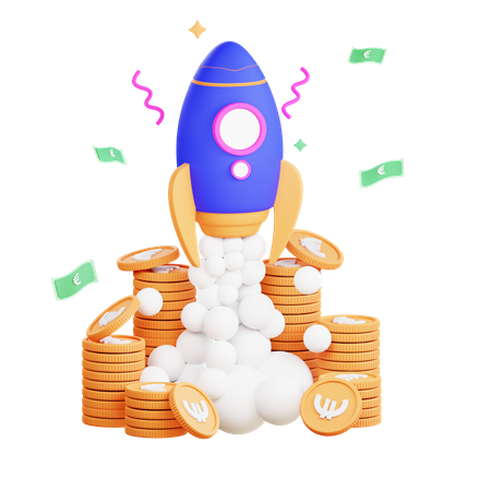 Finance Startup 3D Illustration