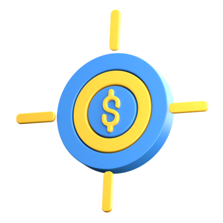 Finance Target  3D Icon