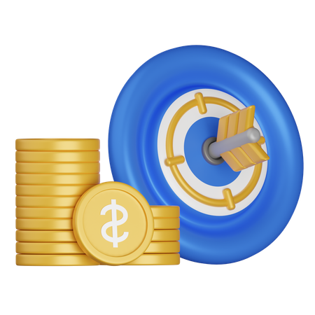 Finance Target  3D Icon