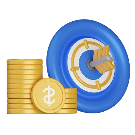 Finance Target  3D Icon