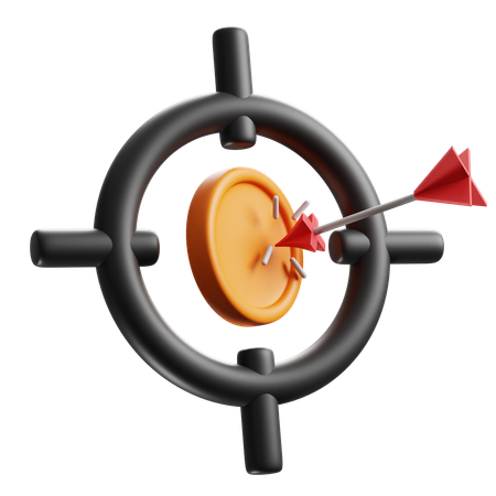 Finance Target  3D Icon