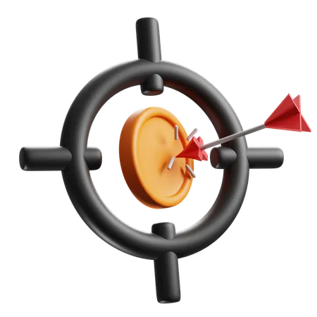 Finance Target  3D Icon
