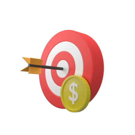 Finance Target  3D Icon