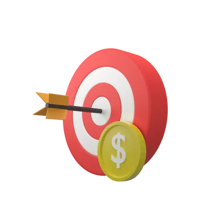 Finance Target  3D Icon