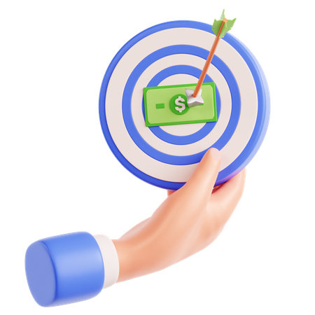 Finance Target  3D Icon