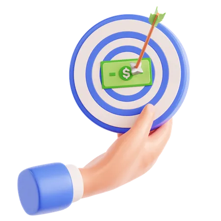 Finance Target  3D Icon