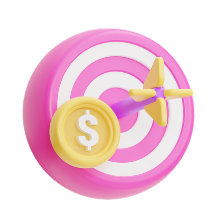 Finance Target  3D Icon