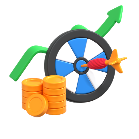 Finance Target  3D Icon