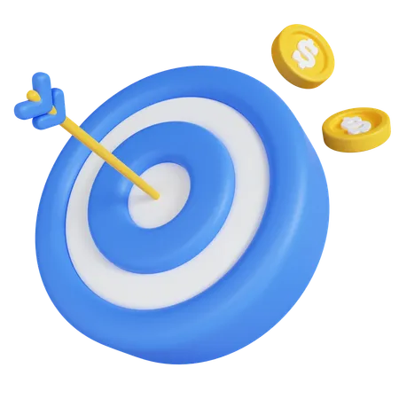 Finance Target  3D Icon