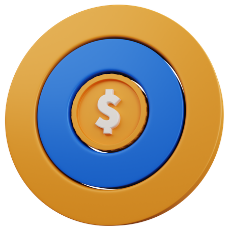 Finance Target 3D Icon