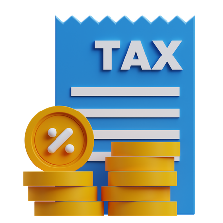 Finance Tax  3D Icon