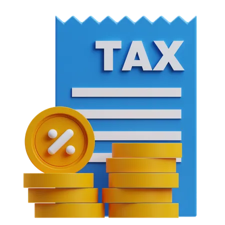 Finance Tax  3D Icon