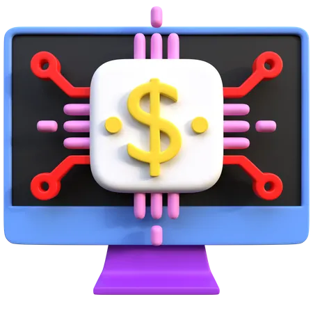 Finance Tech  3D Icon