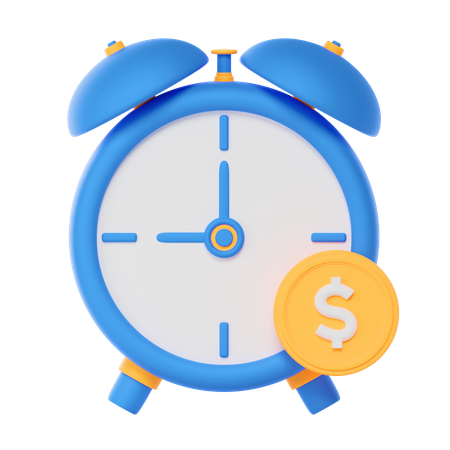 Finance Time  3D Icon