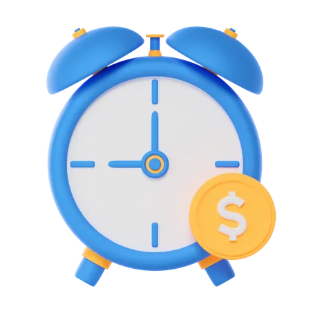 Finance Time  3D Icon