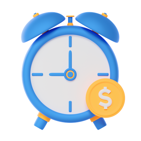 Finance Time 3D Icon