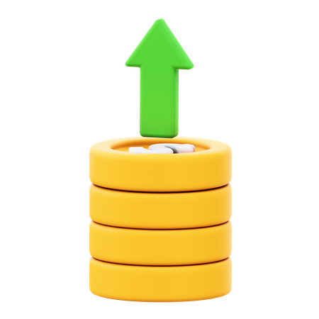 Finance Up  3D Icon