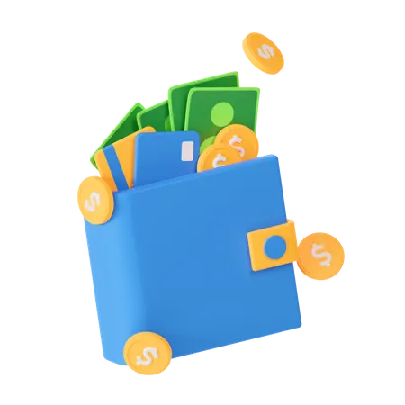 Finance Wallet  3D Icon