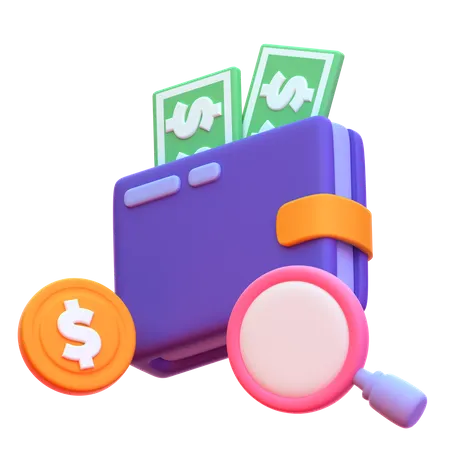 Finance Wallet  3D Icon